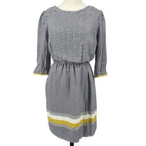 Boden Women's Multicolor 3/4 Sleeve Knee Length Sheath Dress Size 8 - CJ